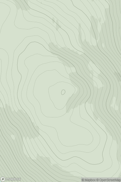 Thumbnail image for Cnoc na h-Iolaire [Kyle of Lochalsh to Garve] showing contour plot for surrounding peak